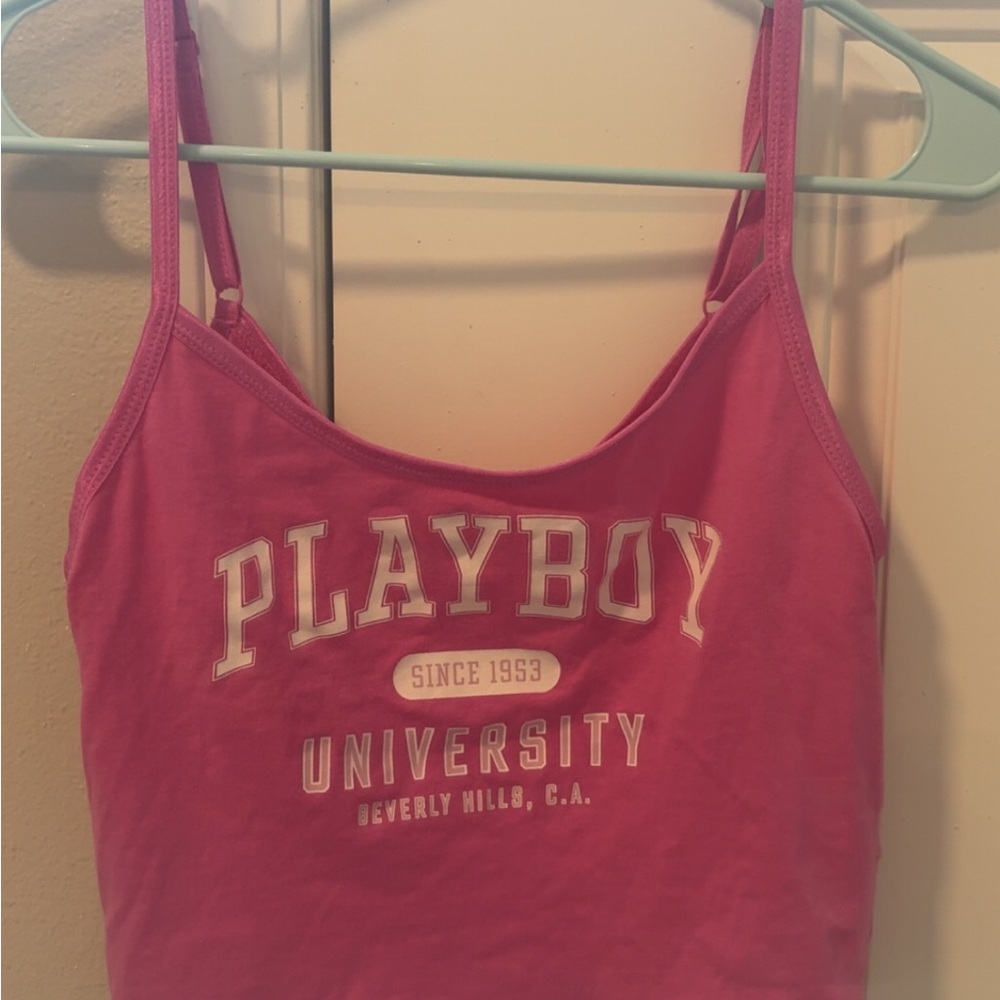Playboy Pink Tank Top